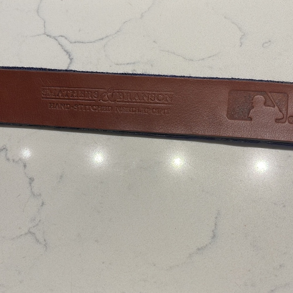 Smathers And Branson Chicago Cubs Needlepoint Belt Gem